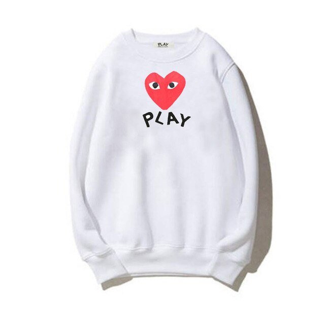 CDG Play Sweatshirt mit CDG Play Sweatshirt mit