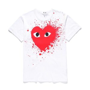 CDG Play SS26 T-Shirt mit großem rotem Herz-Logo