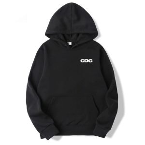Kapuzenpullover mit kleinem Logo von Comme Des Garcons