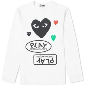 CDG Play Langarmshirt mit