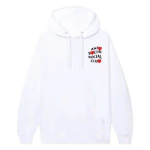 COMME des GARÇONS x ASSC weißer Hoodie