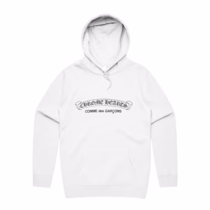 Comme Des Garcons x Chrome Hearts Kapuzenpullover (Weiß)