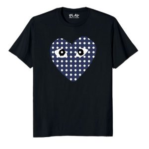 Blaues Herzhemd von Comme Des Garcons