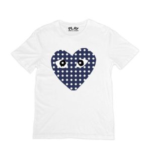 Comme des Garçons Chemise Coeur Bleu