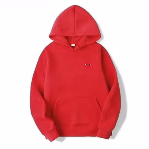 Comme des Garçons Kapuzenpullover Small Red Heart (Rot)