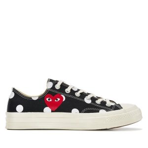 Comme des Garçons Play Chuck 70 Low Polka Dot (Schwarz)