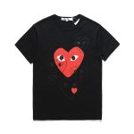 Comme des Garçons Play Multi-Heart-Logo-T-Shirt