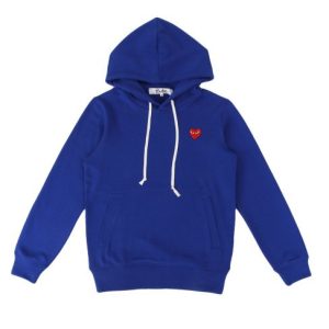 PLAY Comme des Garçons Hoodie Blau