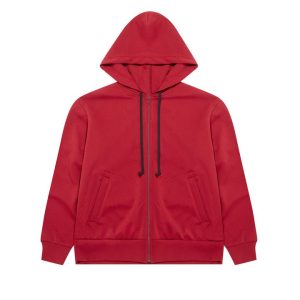 Play Zip Hoodie Red Invader Heart & Blue Emblem (Burgundy)