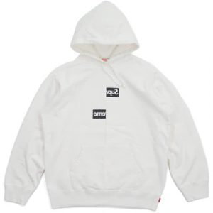 Supreme CDG Kapuzenpullover mit Split-Box-Logo