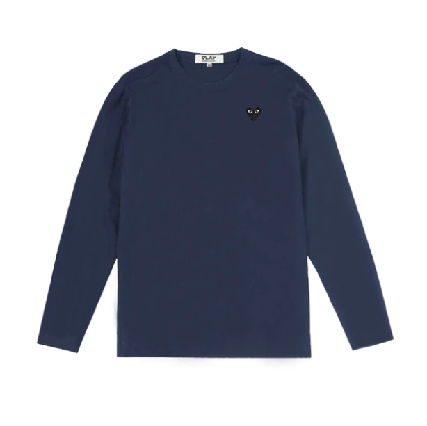 a CDG Play Langarmshirt mit