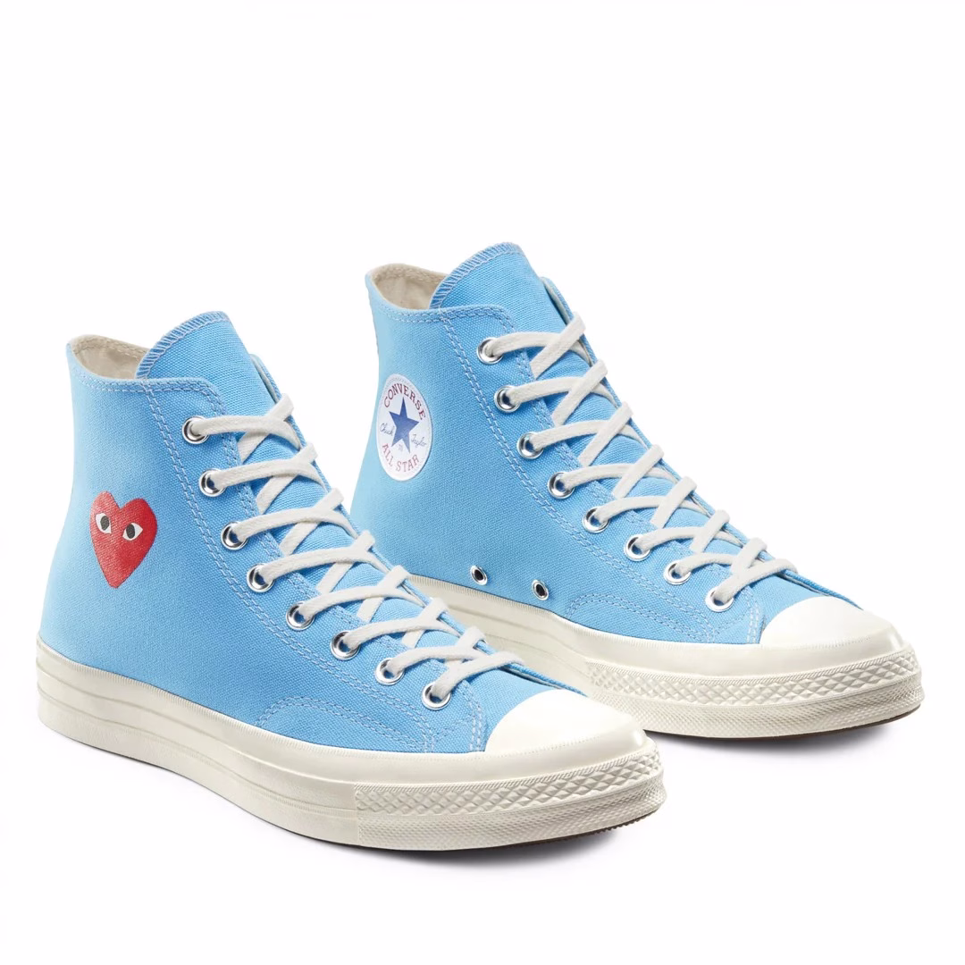 CDG Converse Chuck 70 High Bleu Vif CDG Converse Chuck 70 High Bleu Vif