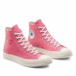 CDG Play x Converse Chuck 70 High Rose vif
