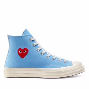 CDG Converse Chuck 70 High Bleu Vif