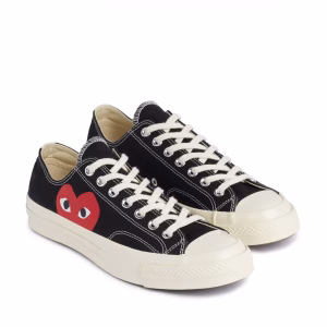 CONVERSE BIG HEART LOW (SCHWARZ)
