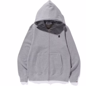 BAPE x Comme des Garçons Osaka Zip-Hoodie Grau